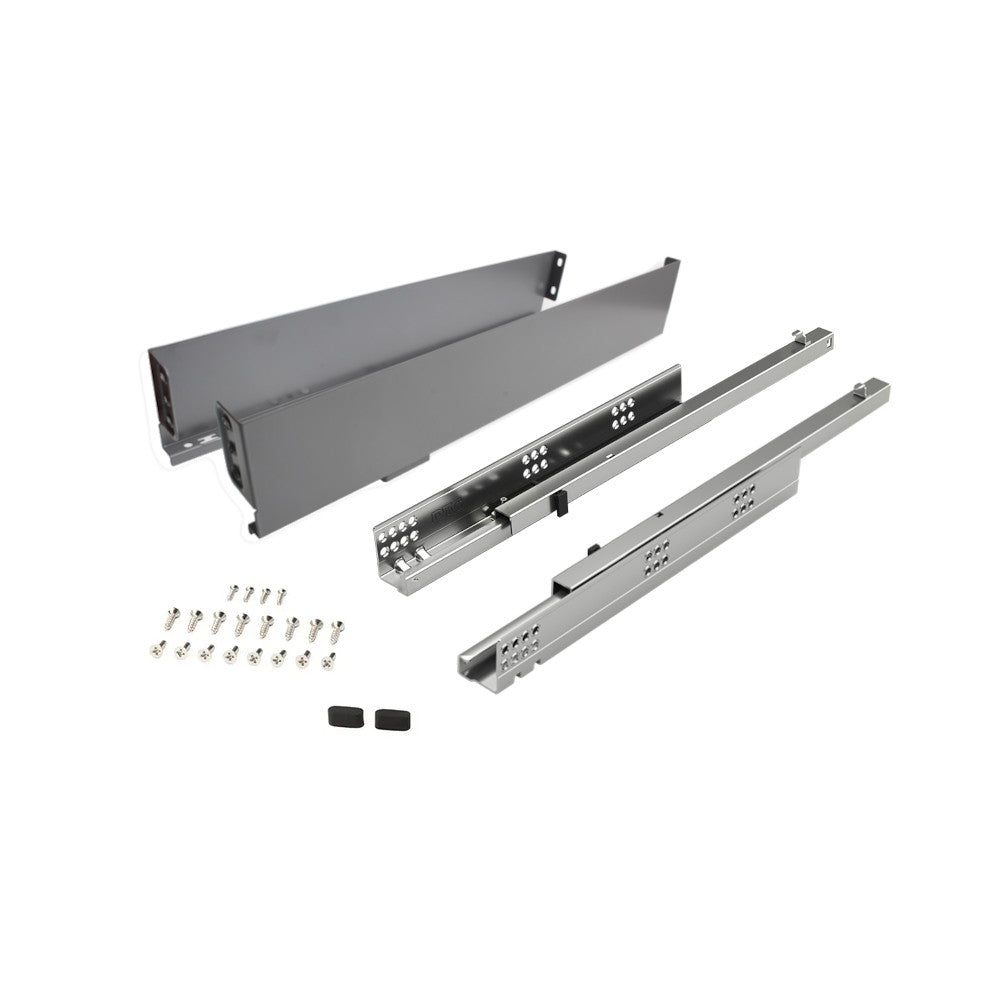 DTC, UltraSlim 84mm, Soft Close Full Side Drawer Runner System, D270-450mm x H84mm