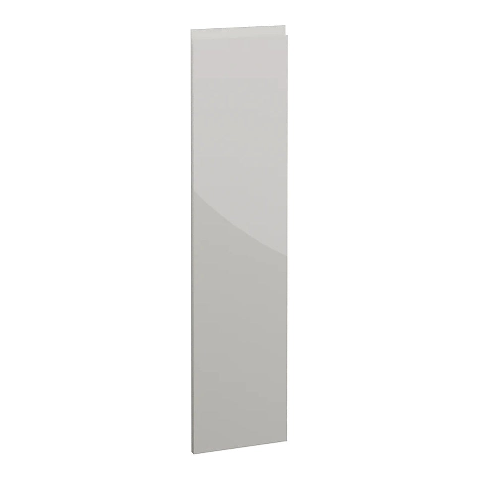 Milano, Handleless J Pull Door, 1245 x 297mm (H x W) – High Gloss Dove Grey