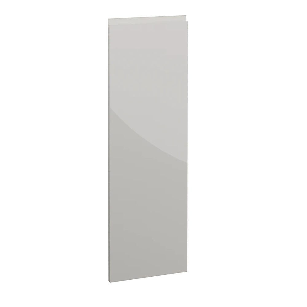Milano, Handleless J Pull Door, 1245 x 397mm (H x W) – High Gloss Dove Grey