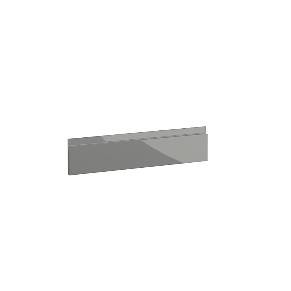 Milano, Handleless J Pull Drawer, 140 x 597mm (H x W) – High Gloss Dust Grey
