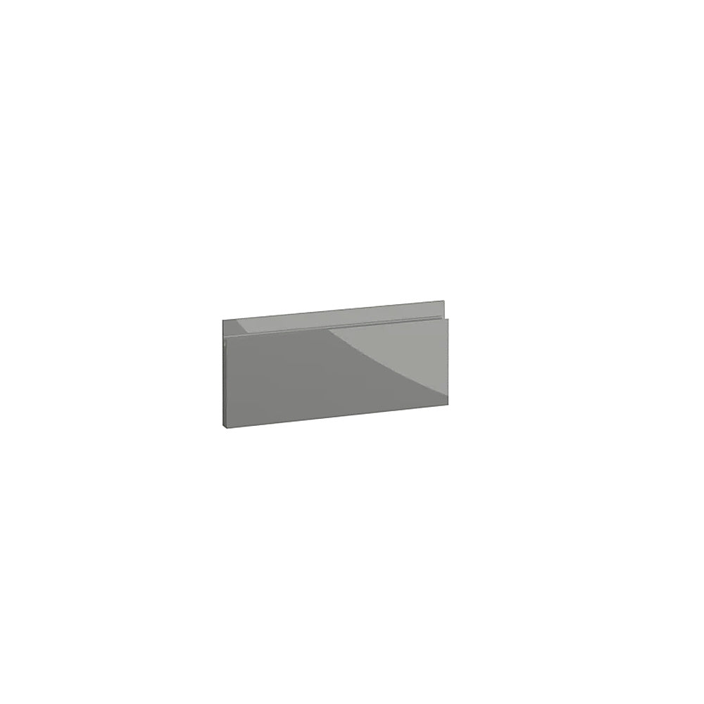 Milano, Handleless J Pull Drawer, 175 x 397mm (H x W) – High Gloss Dust Grey