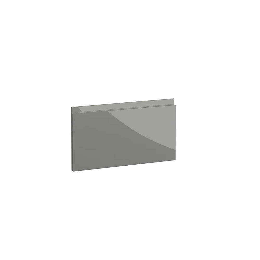 Milano, Handleless J Pull Drawer, 283 x 497mm (H x W) – High Gloss Dust Grey