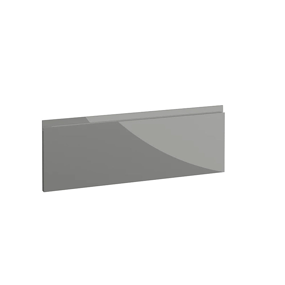 Milano, Handleless J Pull Drawer, 283 x 797mm (H x W) – High Gloss Dust Grey