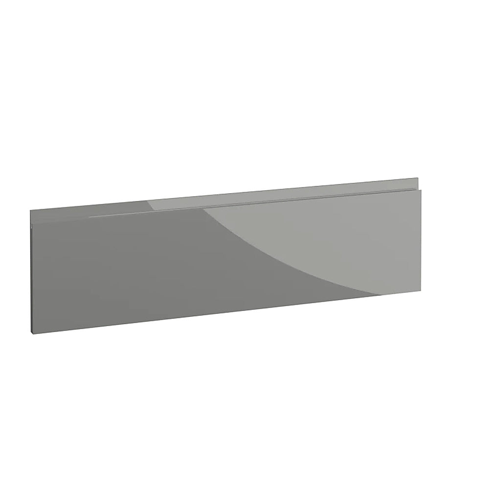 Milano, Handleless J Pull Drawer, 283 x 997mm (H x W) – High Gloss Dust Grey