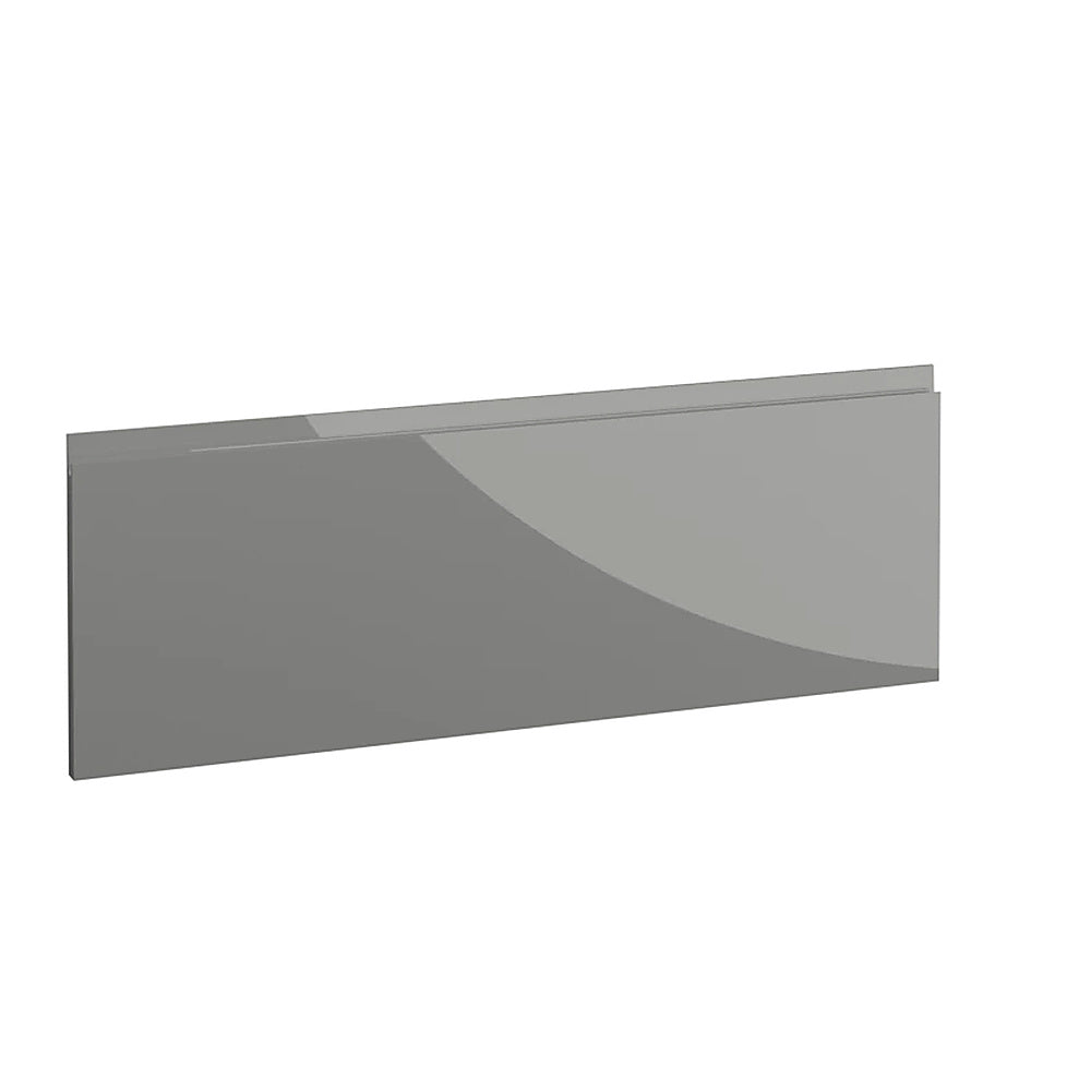 Milano, Handleless J Pull Drawer, 355 x 997mm (H x W) – High Gloss Dust Grey