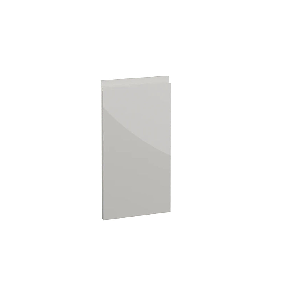 Milano, Handleless J Pull Door, 570 x 297mm (H x W) – High Gloss Dove Grey