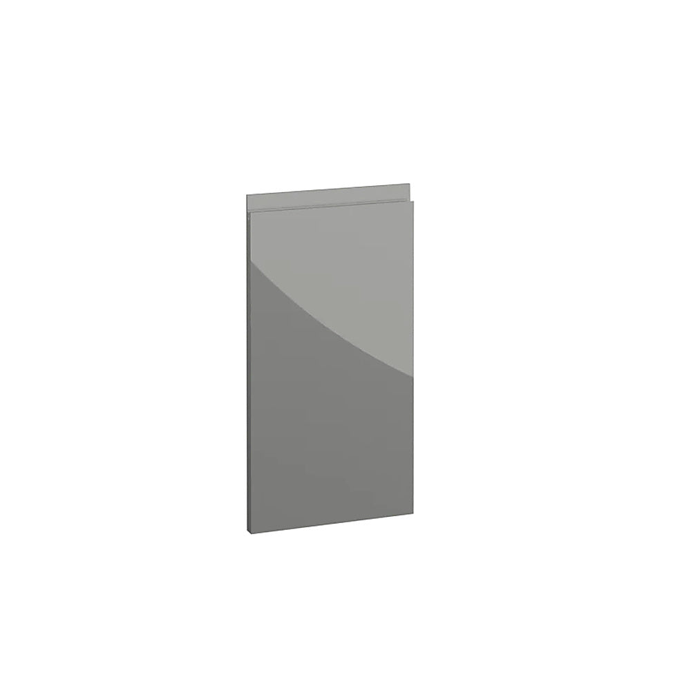 Milano, Handleless J Pull Door, 570 x 297mm (H x W) – High Gloss Dust Grey