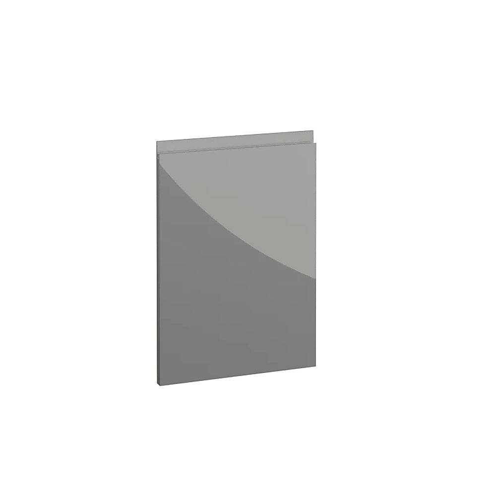 Milano, Handleless J Pull Door, 570 x 397mm (H x W) – High Gloss Dust Grey