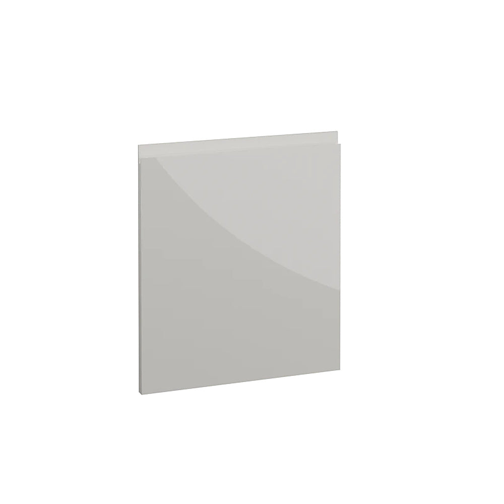 Milano, Handleless J Pull Door, 570 x 497mm (H x W) – High Gloss Dove Grey