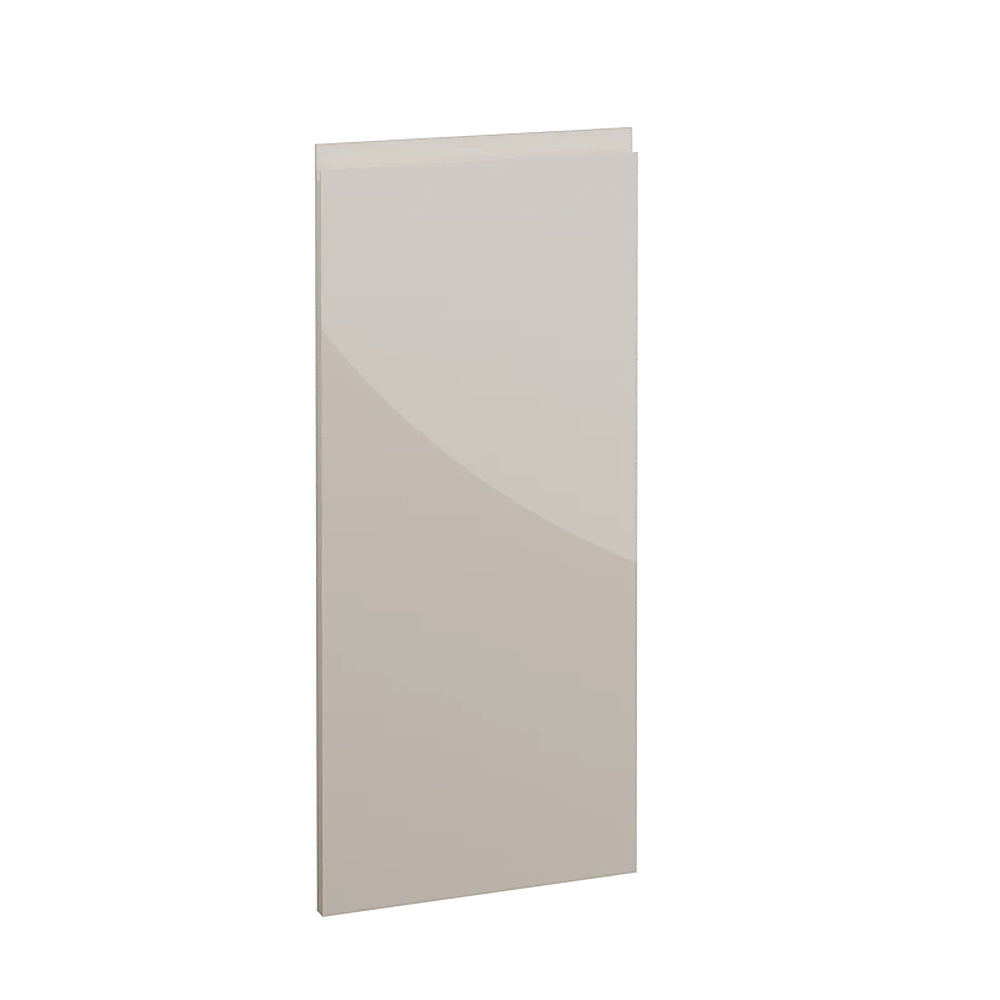 Milano, Handleless J Pull Door, 895 x 397mm (H x W) – High Gloss Cashmere
