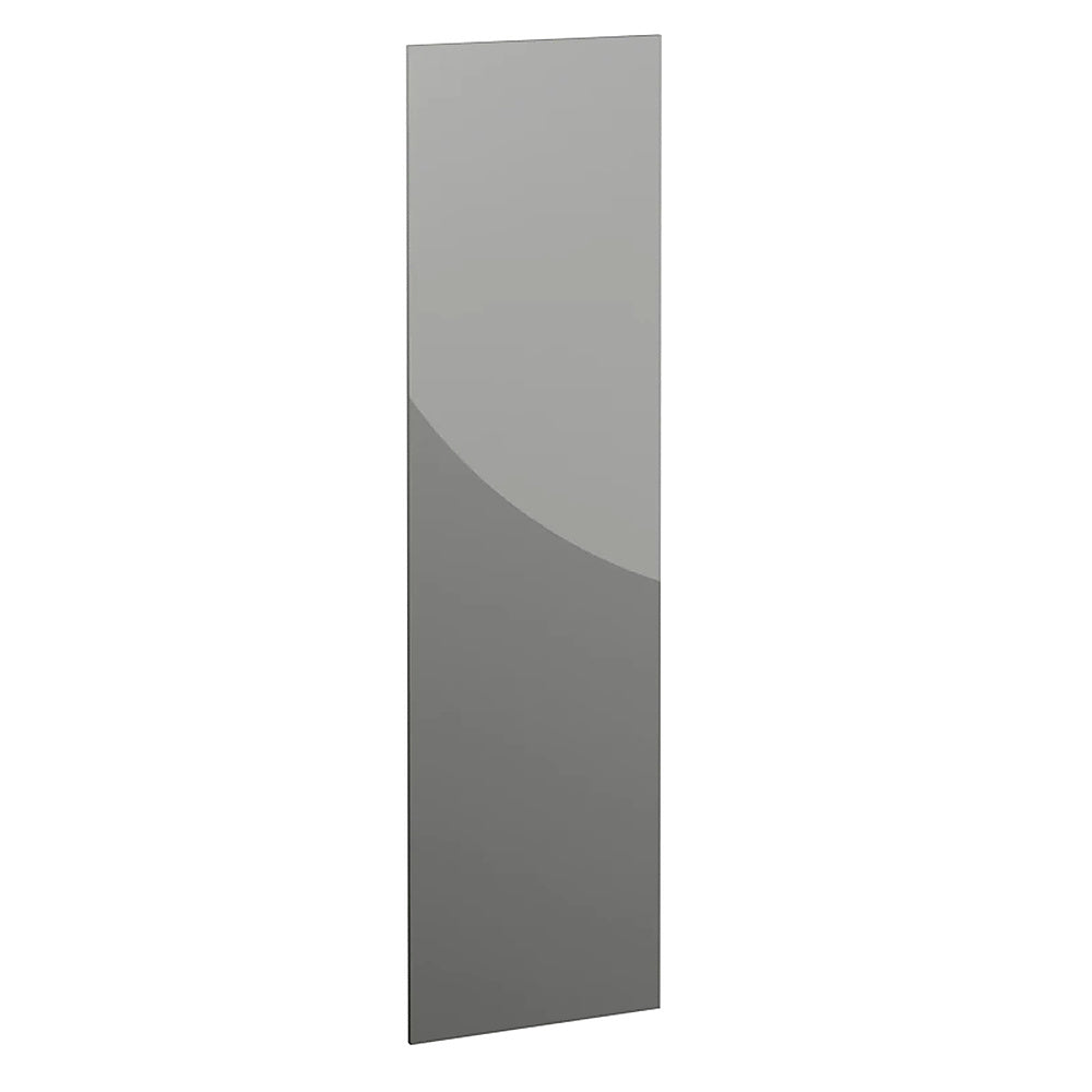 Milano, 2350 x 650 x 18mm Tall End Panel (H x W) – High Gloss Dust Grey