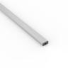 Strip Lighting Surface Mounted Extrusion / Light Cover 1 Metre, Aluminium / Black, Sola
