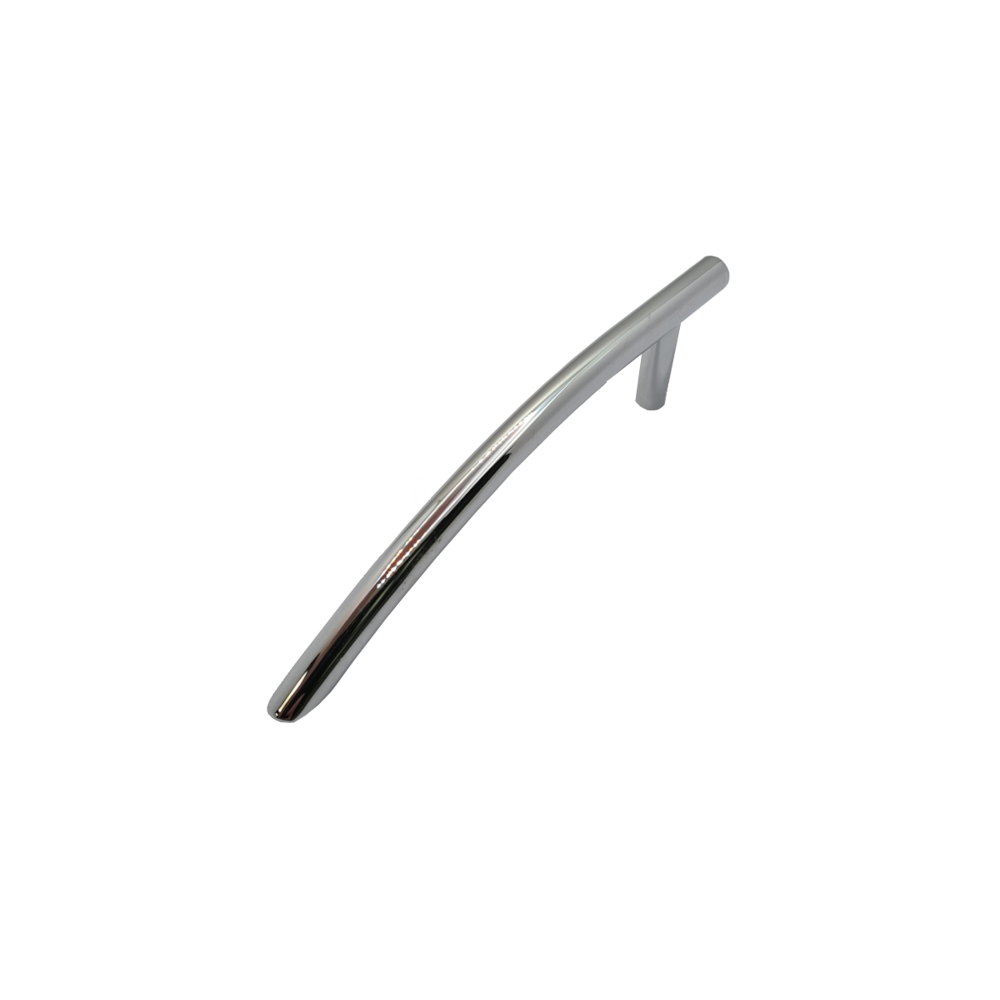 50-50 Handle, D Pull Handle, Polished Chrome, 96mm Hole Centres