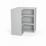 Duracab, Flat-Pack Wall L-Corner Cabinet Unit, 600x600mm