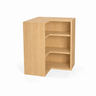 Duracab, Flat-Pack Tall Wall L-Corner Cabinet Unit, 600x600mm, 900mm High