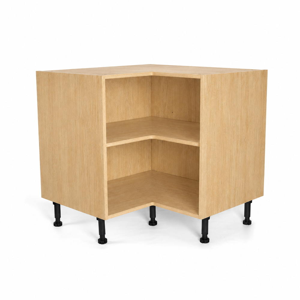 Duracab, Flat-Pack Base L-Corner Cabinet Unit, 900x900mm