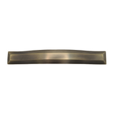 Layered Strap Handle, D Pull Handle, Matt Antique Brass, 160mm Hole Centres