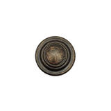 Sparta, Knob Handle, Antique Dark Brass, Centre Fixing