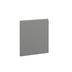 Como, Handleless J Pull Door, 570 x 497mm (H x W) – Super Matt Dust Grey
