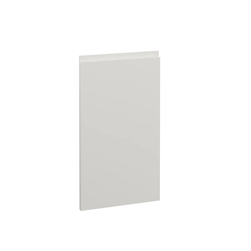 Como, Handleless J Pull Corner Door Right Hand, 715 x 372mm (H x W) – Super Matt White