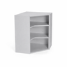 Duracab, Flat-Pack Diagonal Corner Wall Cabinet Unit, 600x600mm
