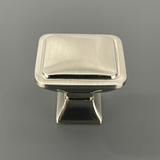 Harley & Wager, Haydock, Square Knob Handle, Centre Fixing