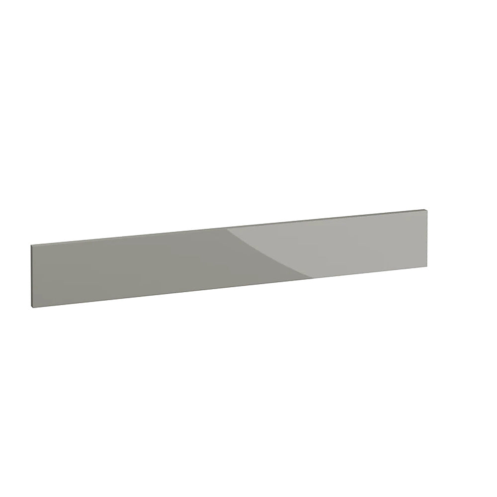 Henley, Slab Drawer Front, 160 x 997mm (H x W) – High Gloss Dove Grey