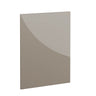 Henley, 910 x 650 x 18mm Base End Panel (H x W) – High Gloss Cashmere