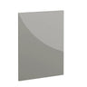 Henley, 910 x 650 x 18mm Base End Panel (H x W) – High Gloss Dove Grey