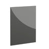 Henley, 1200 x 685 x 18mm Island Panel (H x W) – High Gloss Dust Grey