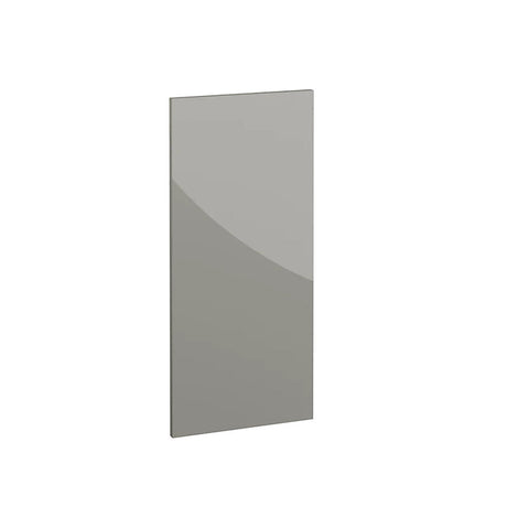 Henley, 964 x 355 x 18mm Tall Wall End Panel (H x W) – High Gloss Dove Grey