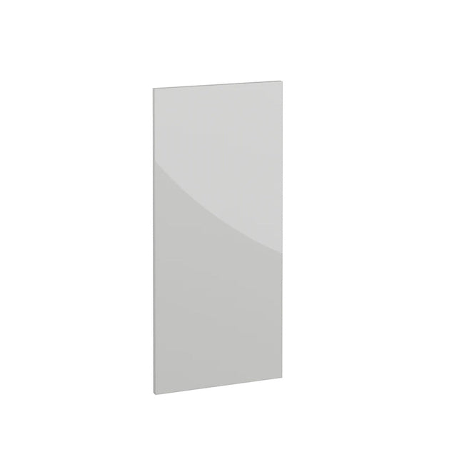 Henley, 964 x 355 x 18mm Tall Wall End Panel (H x W) – High Gloss White