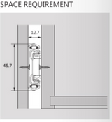 DTC, ProSlide Ball-Bearing Runners, Soft Close Integrated, Black Steel, 250-550mm