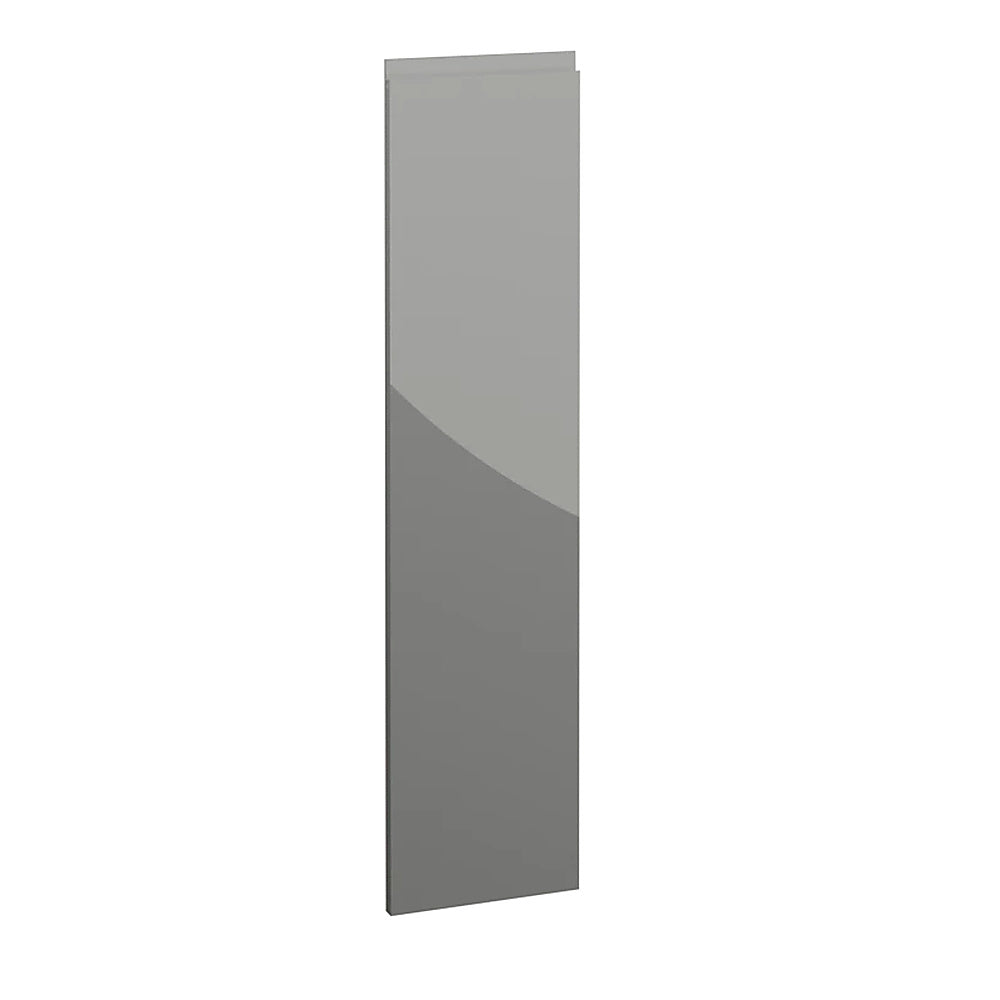 Milano, Handleless J Pull Door, 1245 x 297mm (H x W) – High Gloss Dust Grey
