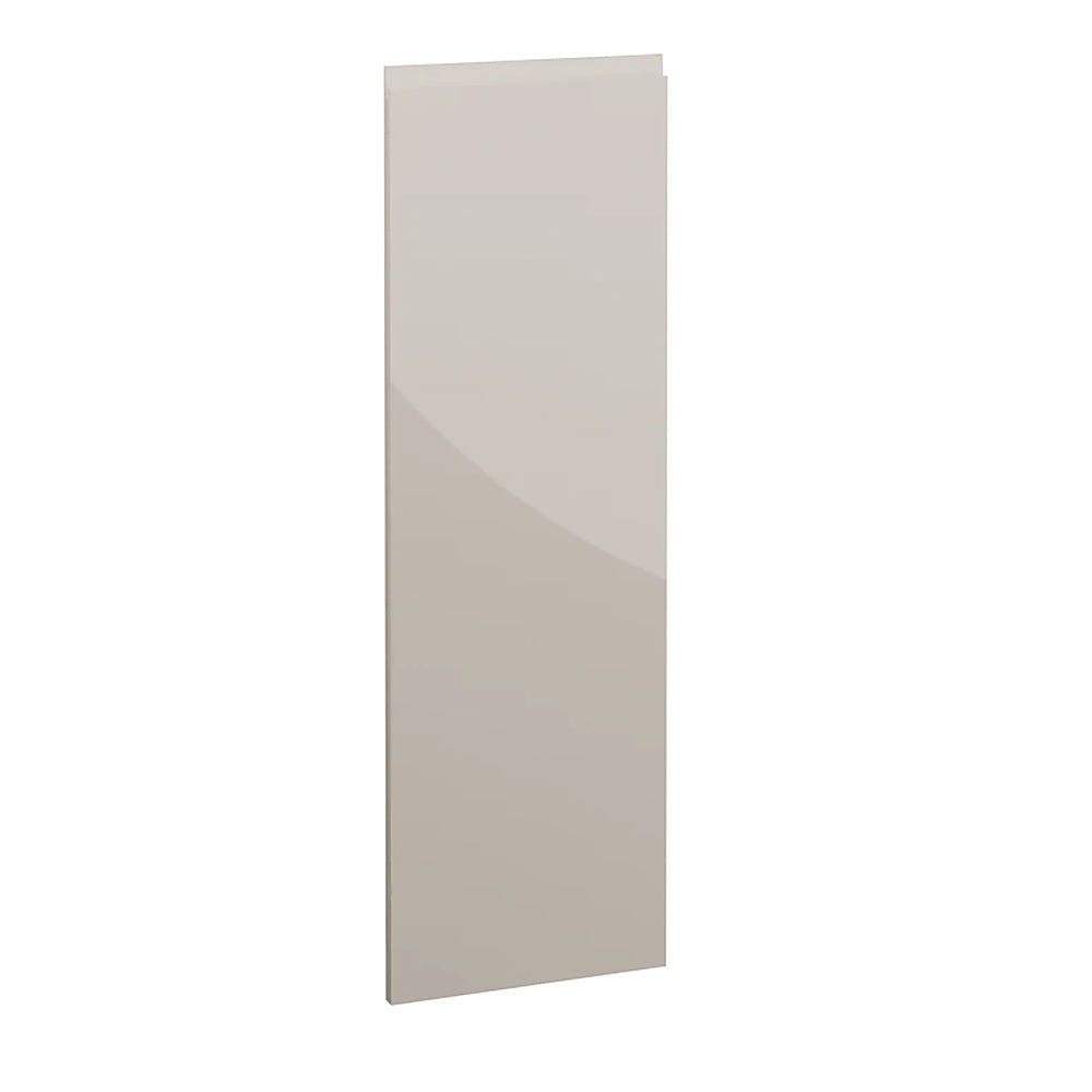 Milano, Handleless J Pull Door, 1245 x 397mm (H x W) – High Gloss Cashmere
