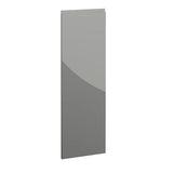 Milano, Handleless J Pull Door, 1245 x 397mm (H x W) – High Gloss Dust Grey