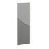 Milano, Handleless J Pull Door, 1245 x 397mm (H x W) – High Gloss Dust Grey