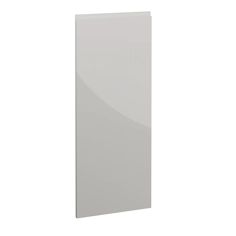 Milano, Handleless J Pull Door, 1245 x 497mm (H x W) – High Gloss Dove Grey