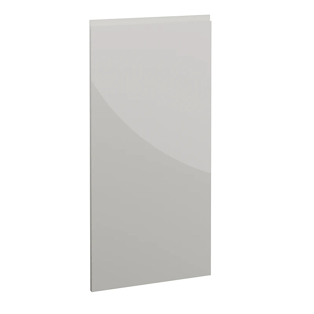 Milano, Handleless J Pull Door, 1965 x 597mm (H x W) – High Gloss Dove Grey