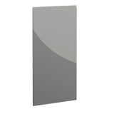 Milano, Handleless J Pull Door, 1965 x 597mm (H x W) – High Gloss Dust Grey