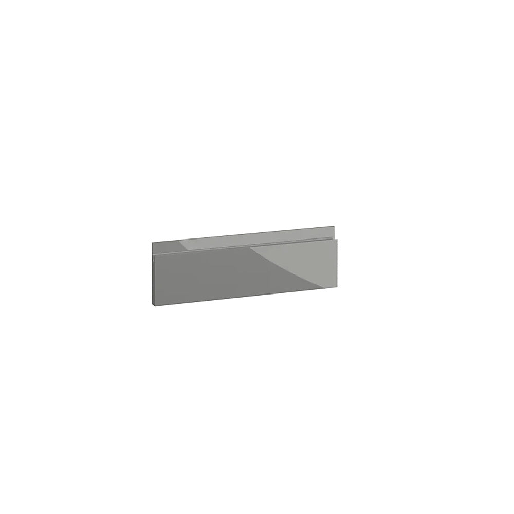Milano, Handleless J Pull Drawer, 140 x 447mm (H x W) – High Gloss Dust Grey