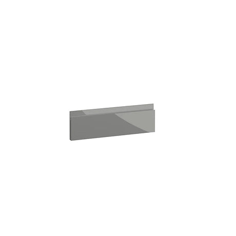 Milano, Handleless J Pull Drawer, 140 x 447mm (H x W) – High Gloss Dust Grey