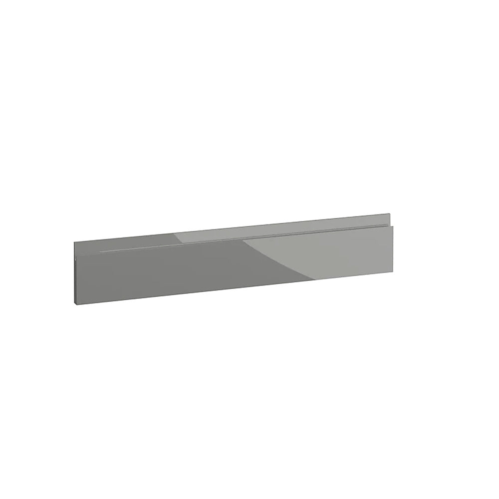 Milano, Handleless J Pull Drawer, 140 x 797mm (H x W) – High Gloss Dust Grey