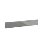 Milano, Handleless J Pull Drawer, 140 x 897mm (H x W) – High Gloss Dust Grey