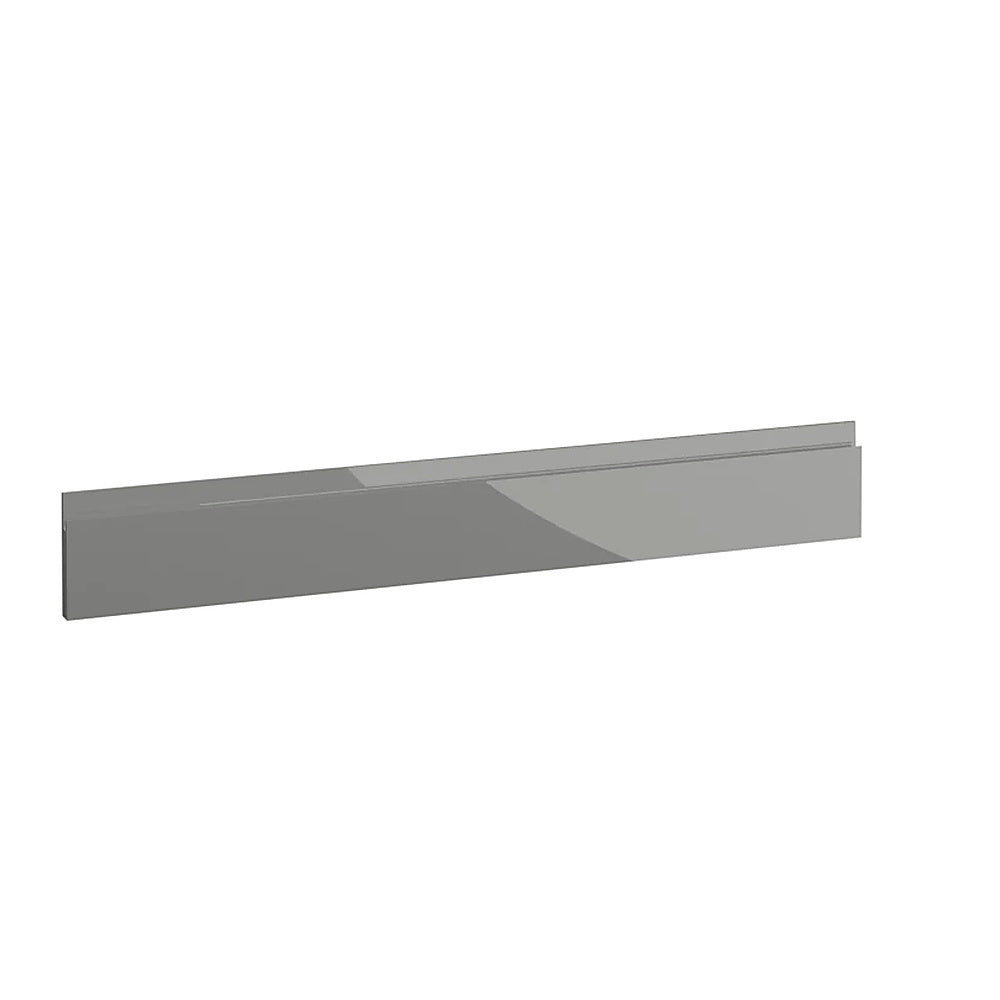 Milano, Handleless J Pull Drawer, 140 x 997mm (H x W) – High Gloss Dust Grey
