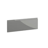 Milano, Handleless J Pull Drawer, 283 x 797mm (H x W) – High Gloss Dust Grey