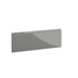 Milano, Handleless J Pull Drawer, 283 x 797mm (H x W) – High Gloss Dust Grey