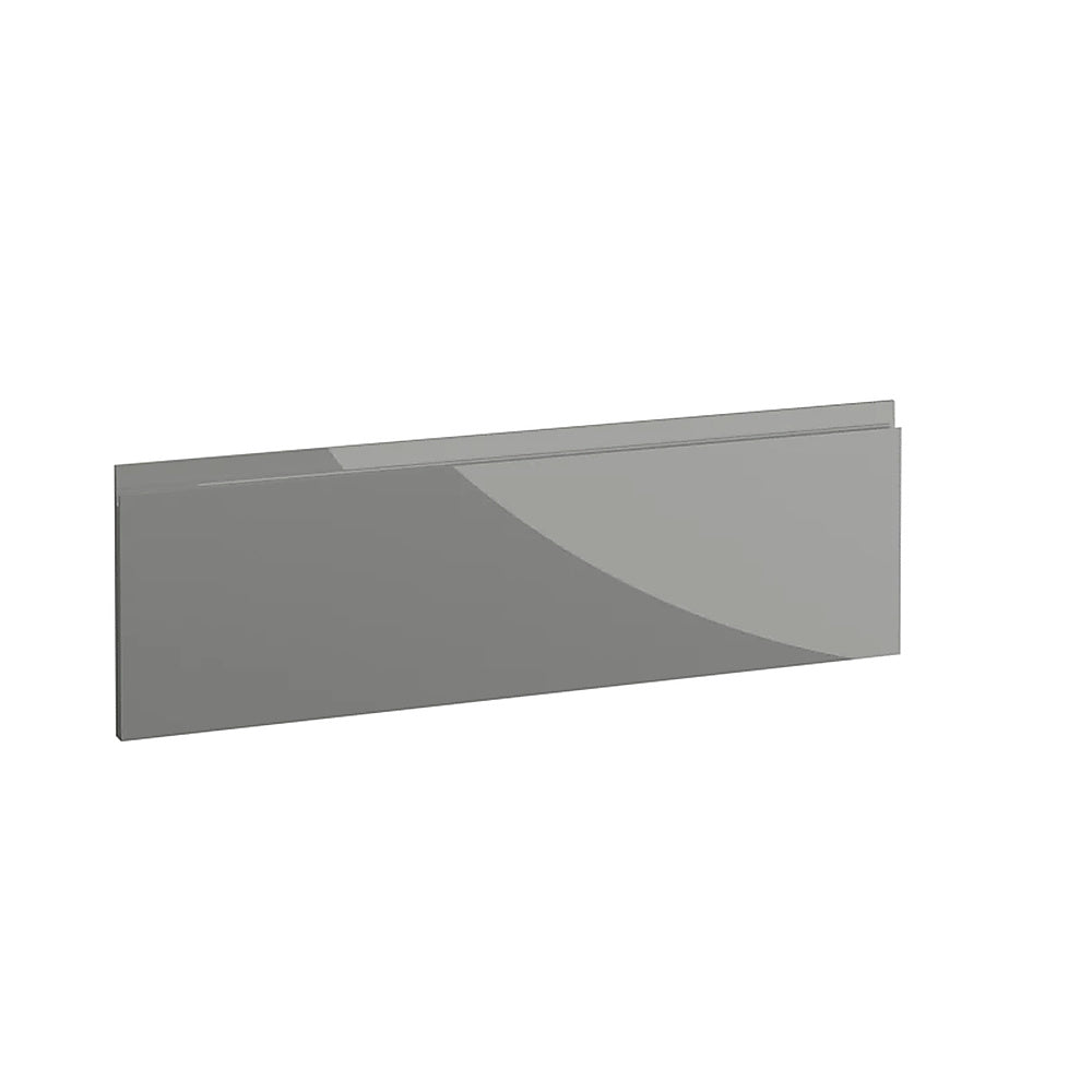 Milano, Handleless J Pull Drawer, 283 x 897mm (H x W) – High Gloss Dust Grey