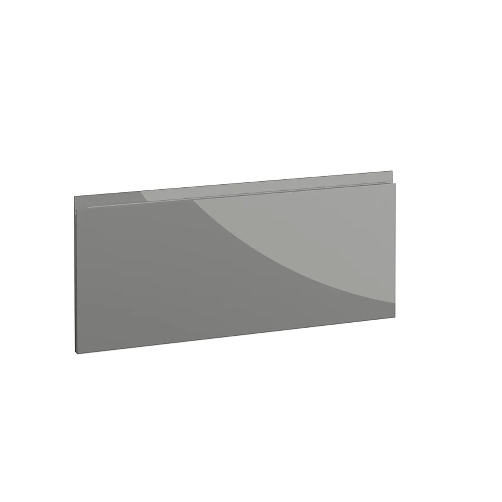 Milano, Handleless J Pull Drawer, 355 x 797mm (H x W) – High Gloss Dust Grey