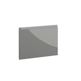 Milano, Handleless J Pull Door, 450 x 597mm (H x W) – High Gloss Dust Grey